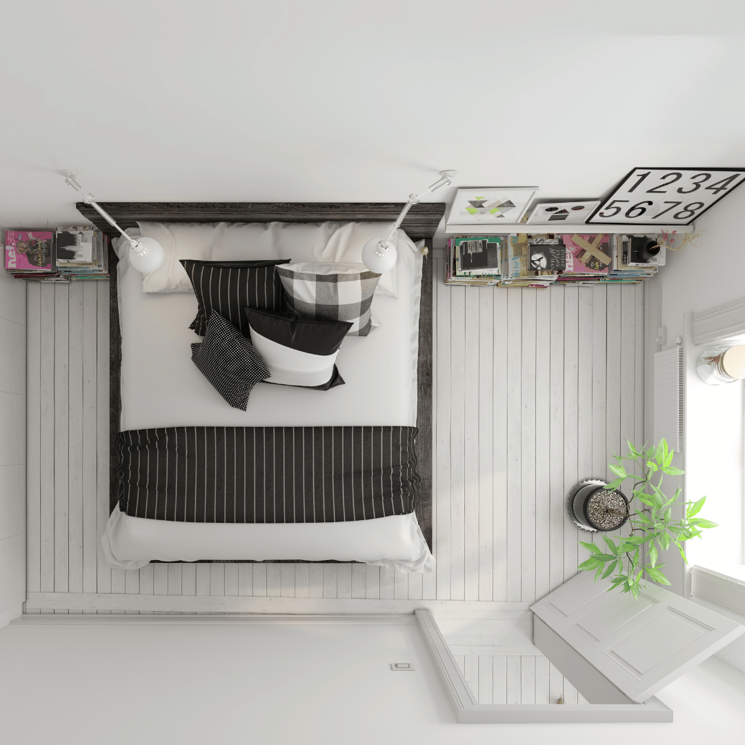 Posisi tempat tidur yang baik menghadap ke mana?