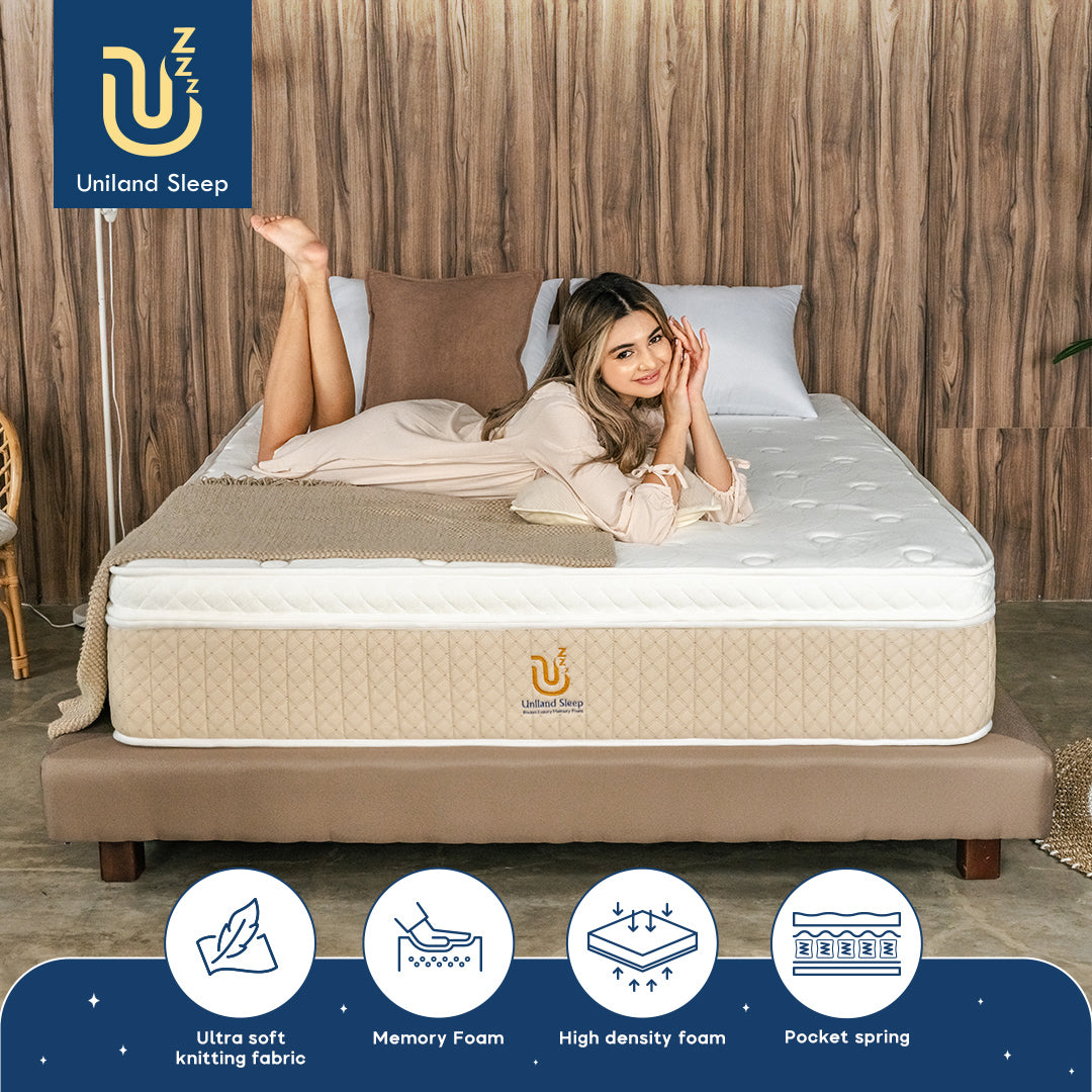 Kasur Pocket Luna Dream Memory Foam 33cm