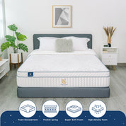 30cm Super Soft Plushtop Pocket Mattress