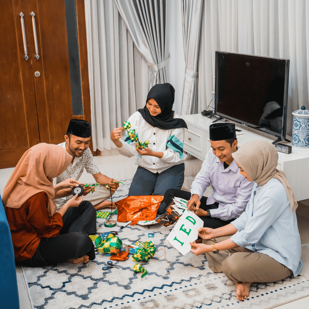 Ide desain ruang tamu Lebaran