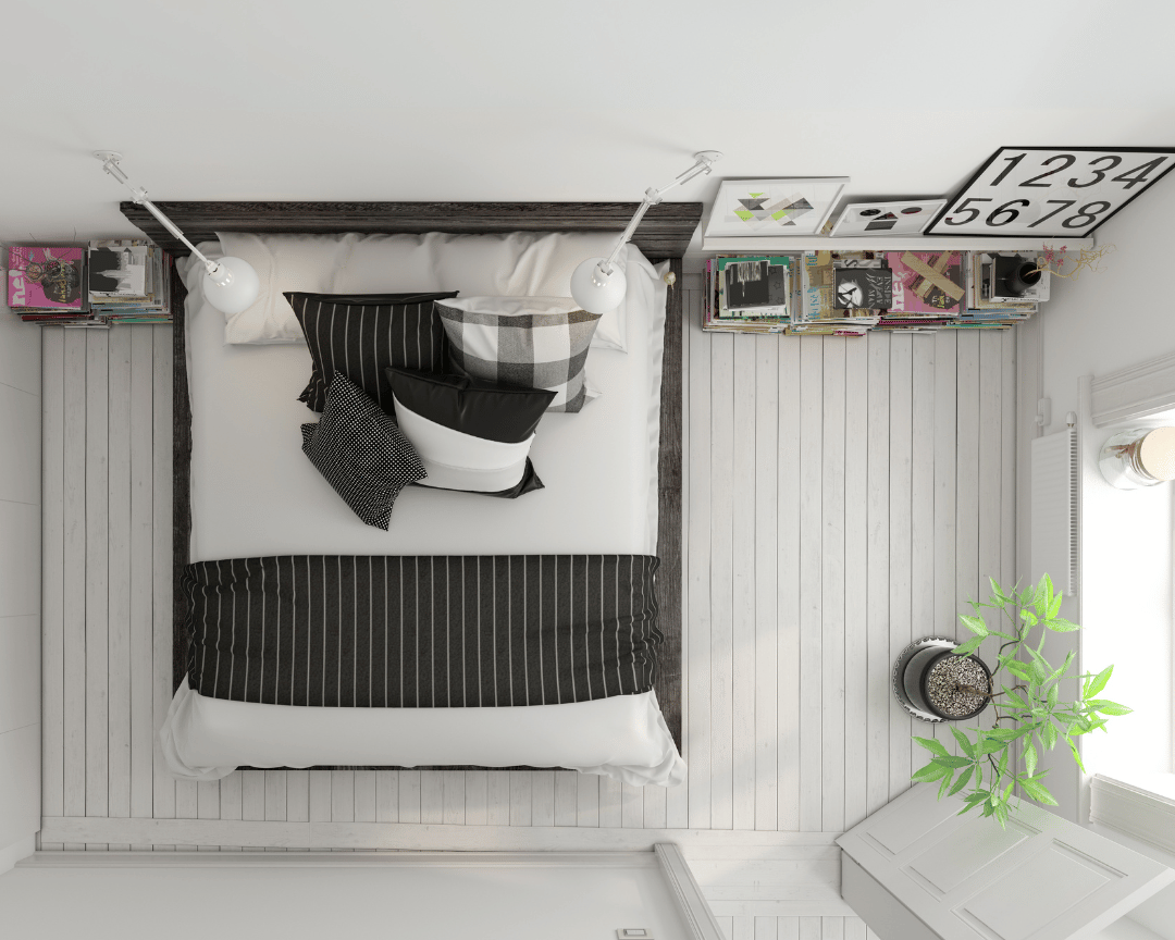 Posisi tempat tidur yang baik menghadap ke mana?