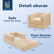 Sofa Bed Single Seater Lumi